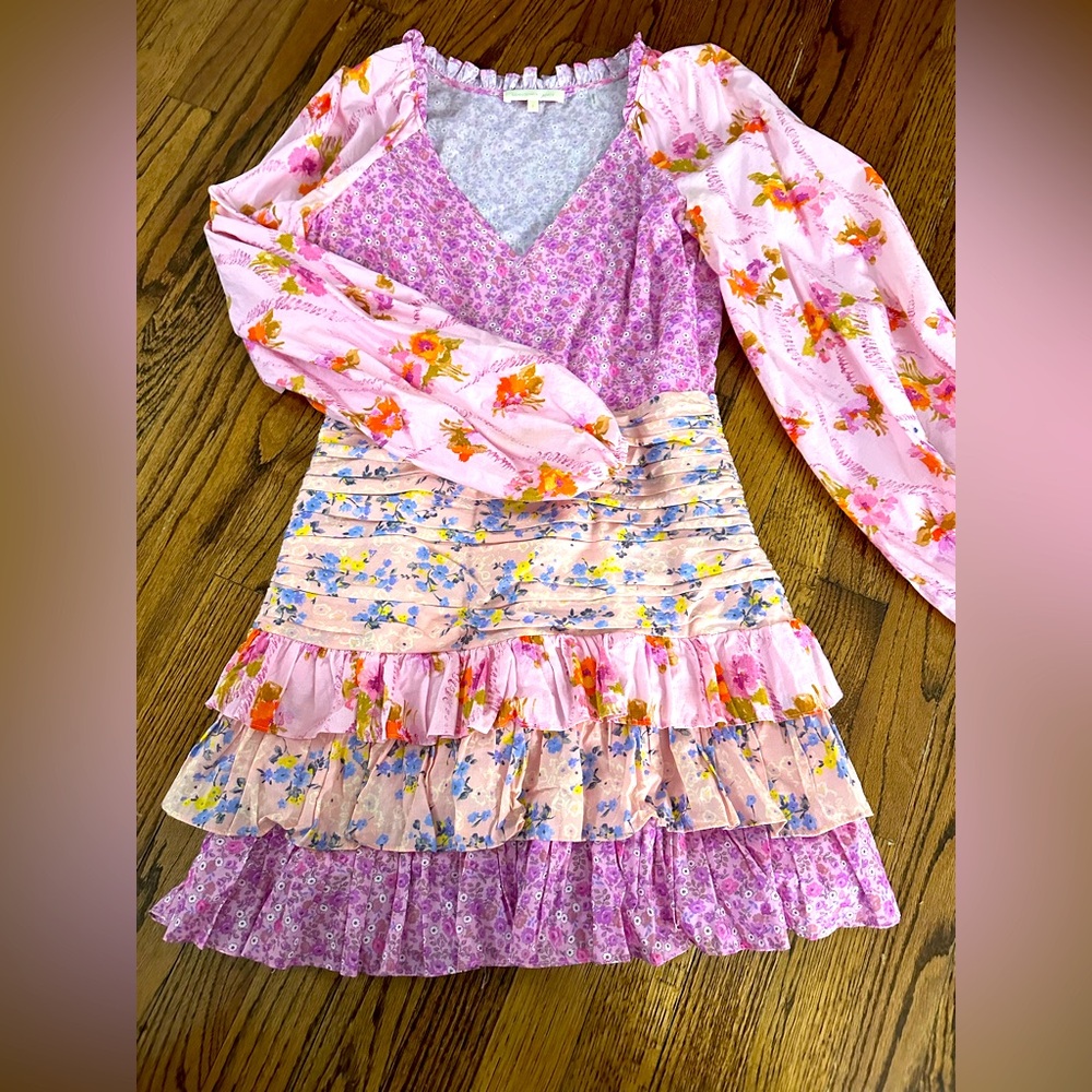 Loveshackfancy mini cotton dress.